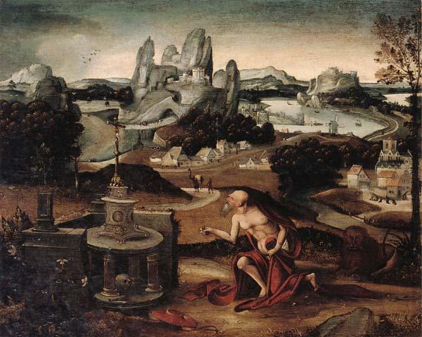 unknow artist Saint jerome in penitence oil painting image